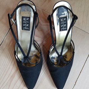 Nine West Evening Shoes, 8.5 Black
